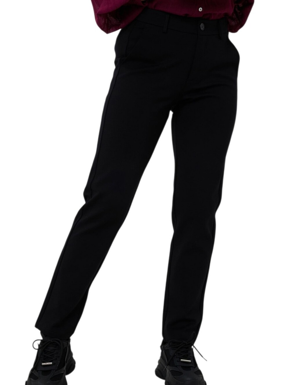 ESQUALO Trouser Pants Women Medium Black